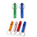 Survival Aluminium Whistle With Keyring